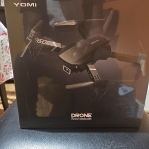 Black Drone with Advanced Obstacle Avoidance